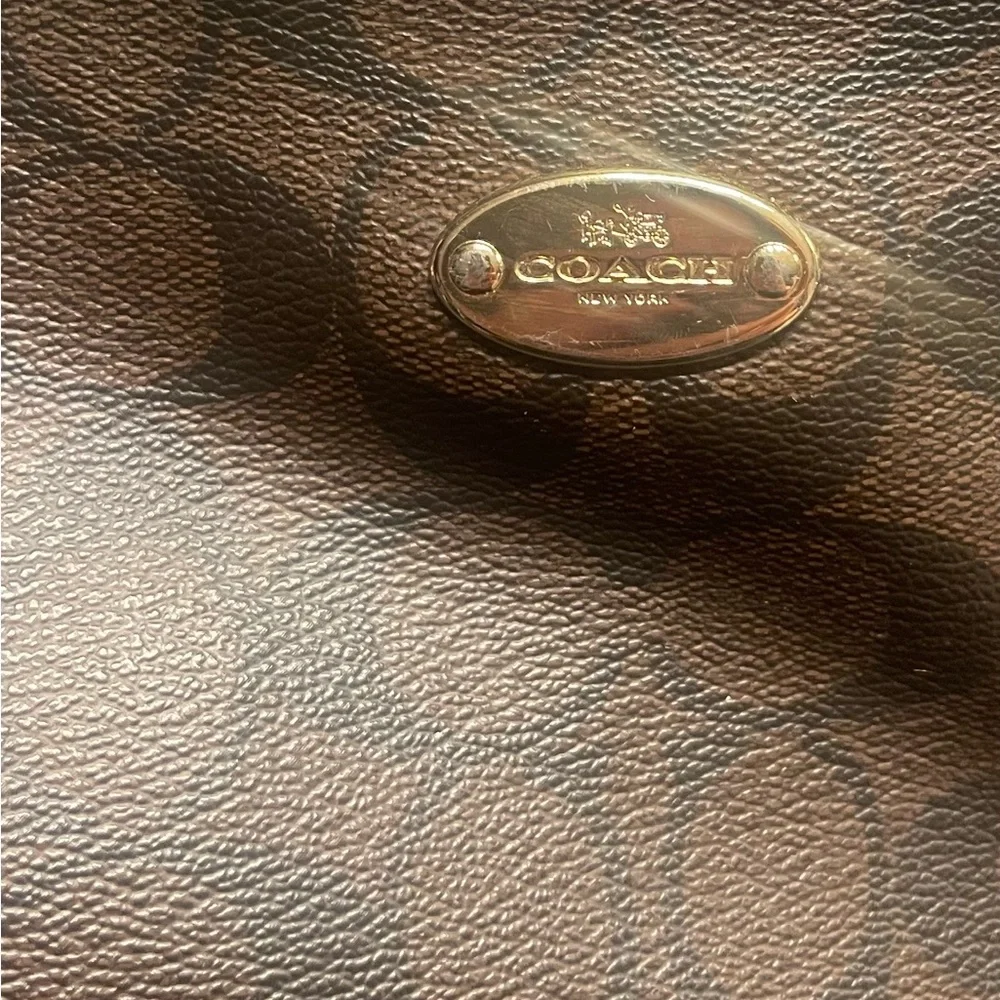 Coach signature tote